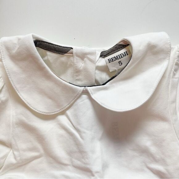 Baby plaid bodysuit with skirt attached - Picture 3 of 4